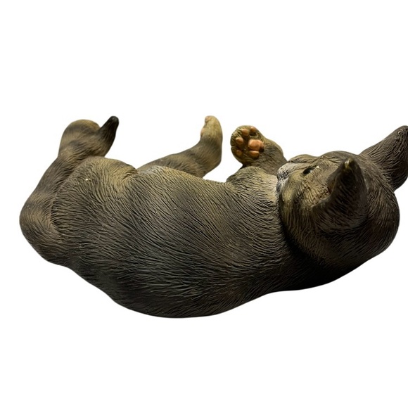 Carole Duncan Cat Figure. Gray Tabby Cat. - Picture 2 of 3